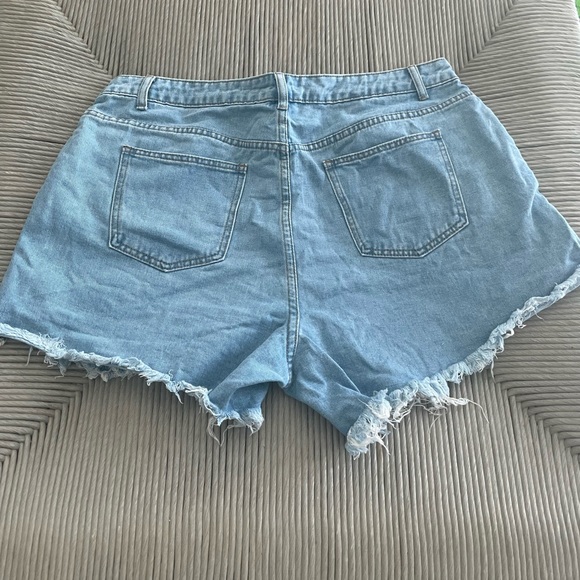 High Rise Ripped Shorts - Picture 2 of 4